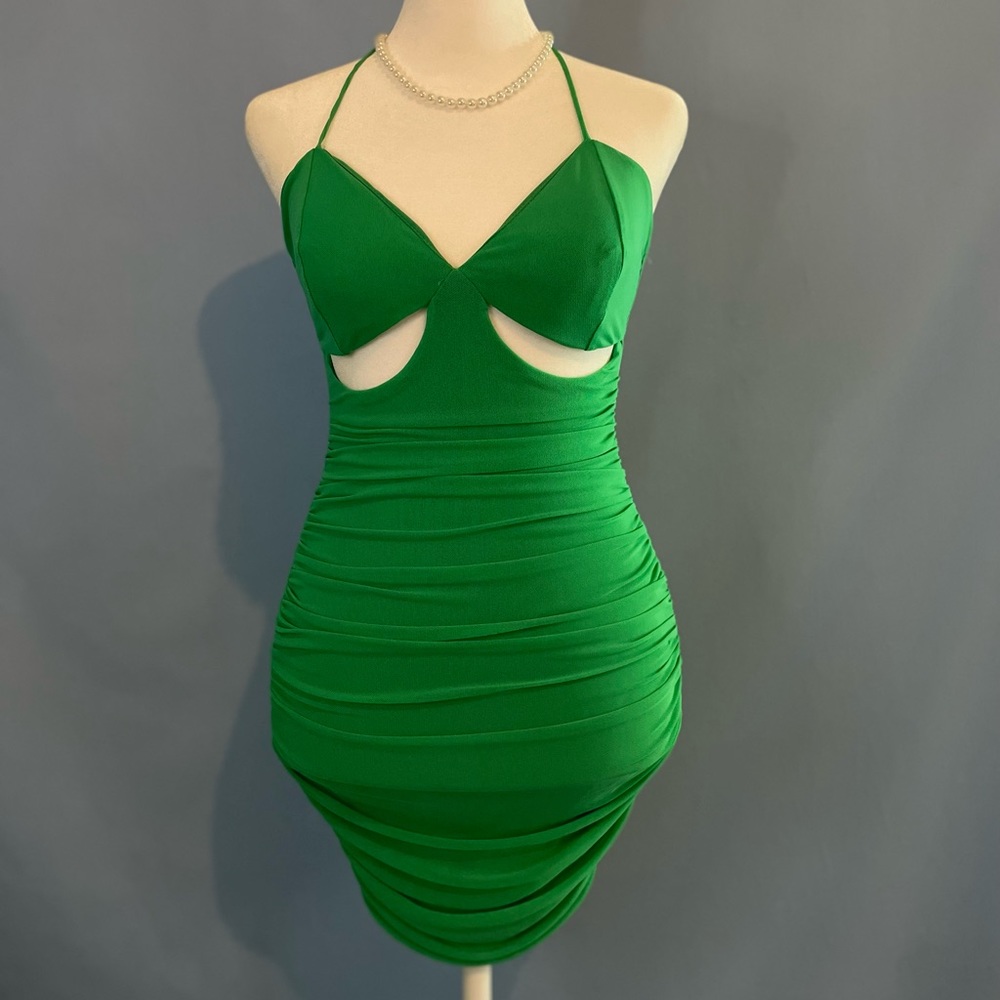 brand new green dress
